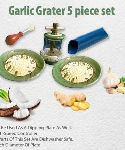 TVTimeDirect Garlic Grater 5 Piece Set