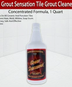 TVTimeDirect Grout Sensation Tile Grout Cleaner Concentrated Formula, 1 Quart Houseware
