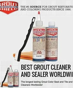 TVTimeDirect Grout Shield Grout Restoration System-(Seaside Sand) 10 TVTimeDirect Grout Shield Grout Restoration System-(Seaside Sand)