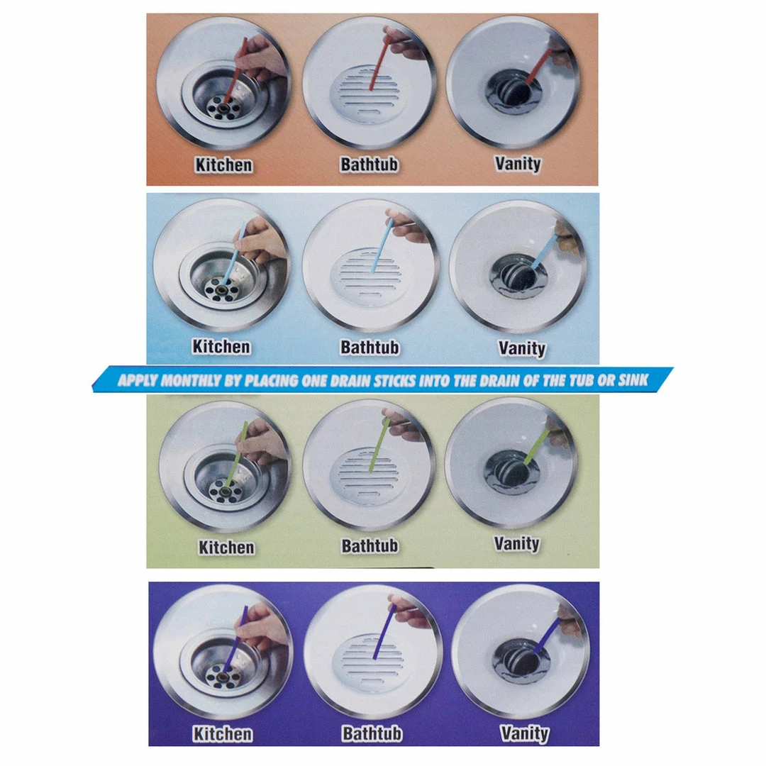 TVTimeDirect Drain Sticks - Lemon - 24 Sticks Outdoor & Garden 6 TVTimeDirect Drain Sticks - Lemon - 24 Sticks Outdoor & Garden