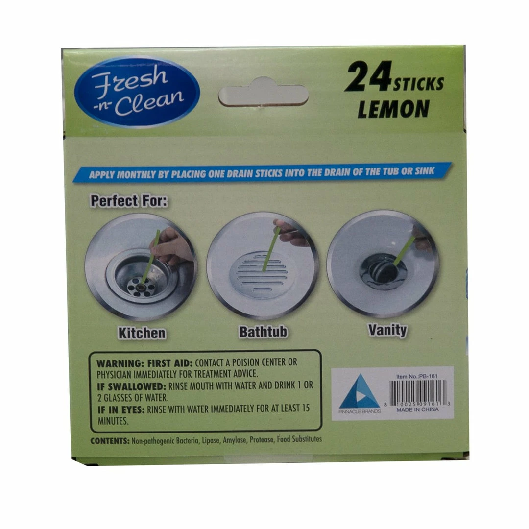 TVTimeDirect Drain Sticks - Lemon - 24 Sticks Outdoor & Garden 5 TVTimeDirect Drain Sticks - Lemon - 24 Sticks Outdoor & Garden