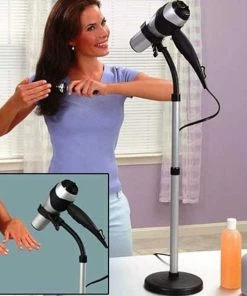 TVTimeDirect Health & Beauty Adjustable Height Hair Dryer Stand