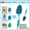 TVTimeDirect Houseware 4-N-1 Handy-Home Cleaning Set Purposes Wood Windows Mirrors Tough Dirt - 3 Changeable Pads