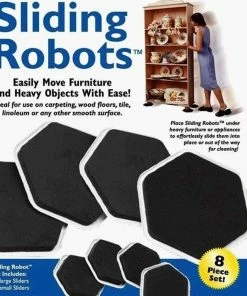 TVTimeDirect Sliding Robots Furniture Sliders(8 Piece Value Pack)