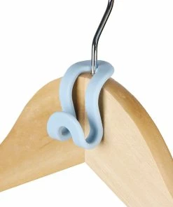 TVTimeDirect Hanger Hooks- Easy Hook Closet Organizer - Pink - 5 Pack Houseware