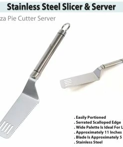 TVTimeDirect Stainless Steel Slicer & Server Kitchen