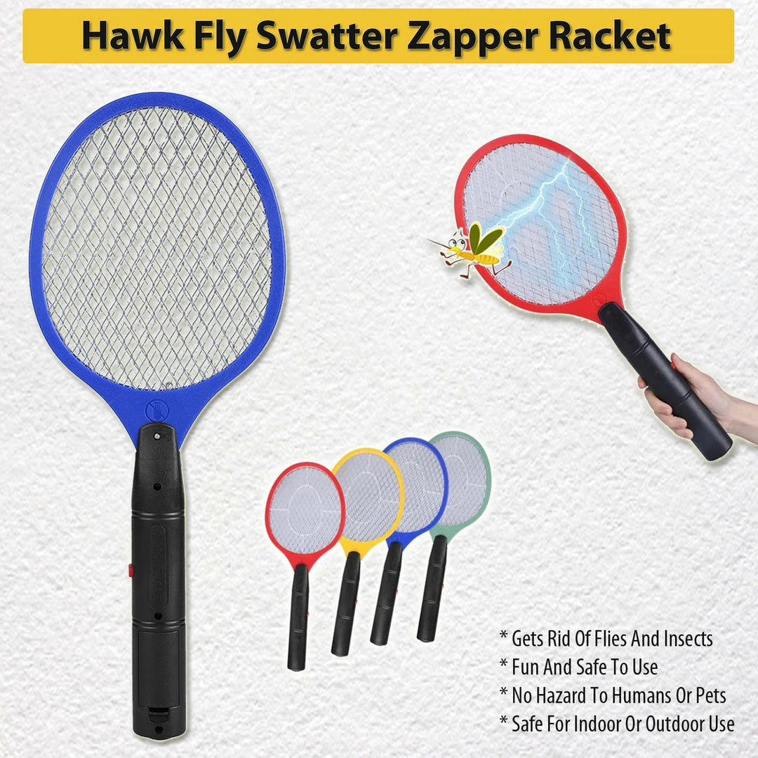 TVTimeDirect Houseware Hawk Fly Swatter Zapper Racket Mosquito Insect Bug Killer 4 TVTimeDirect Houseware Hawk Fly Swatter Zapper Racket Mosquito Insect Bug Killer