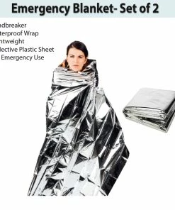 TVTimeDirect Emergency Blanket- Set Of 2 7 TVTimeDirect Emergency Blanket- Set Of 2