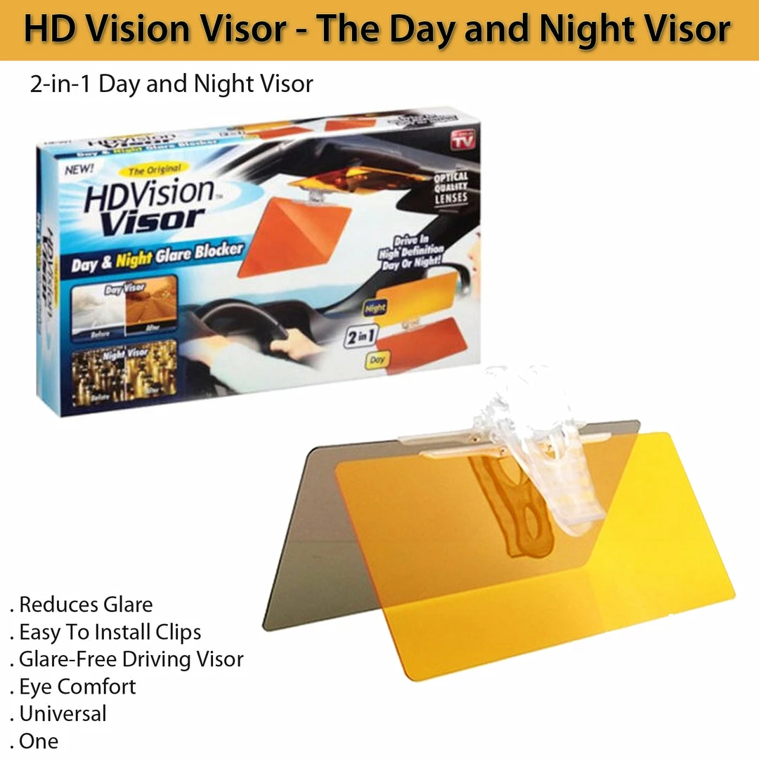 TVTimeDirect Automotive HD Vision Visor - The Day And Night Visor For Your Car 5 TVTimeDirect Automotive HD Vision Visor - The Day And Night Visor For Your Car