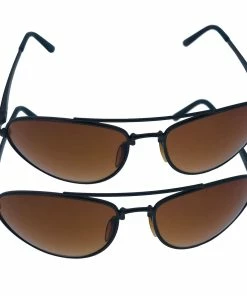 TVTimeDirect HD Vision Aviators Sunglasses- Bronze- 2 Pack