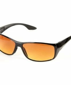 TVTimeDirect HD Vision Sunglasses- Cristal- Unisex- Adult- Black