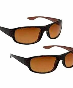 TVTimeDirect HD Vision High Definition Sunglasses, Tortoise - 2 Pack