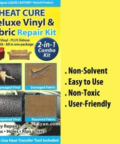 TVTimeDirect Quick 20 Leather, Vinyl And Fabric Repair Kit - Heat Cure