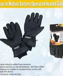 TVTimeDirect Ideas In Motion Battery Operated Heated Gloves