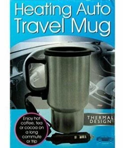 TVTimeDirect Automotive Heating Auto Travel Mug, Case Of 3