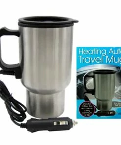 TVTimeDirect Heating Auto Travel Mug, Case Of 4 Automotive