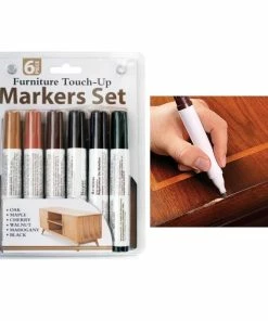TVTimeDirect Furniture Touch-Up Marker Set - 6 Piece Set