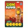 TVTimeDirect Hog Wild Lion Popper Pop Foam Balls Up To 20 Feet - 6 Balls Included - Age 4+