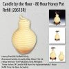 TVTimeDirect Candle By The Hour - 80 Hour Honey Pot Refill (20613R)