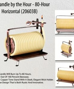TVTimeDirect Candle By The Hour - 80-Hour Horizontal (20603B)