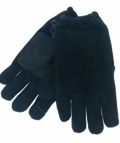 TVTimeDirect Hot Headz PolarEx Essentials- Texting Gloves -Black- Large Clothing & Accessories