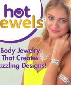 TVTimeDirect Hot Jewels - Metallic Temporary Tattoos -Classic Health & Beauty
