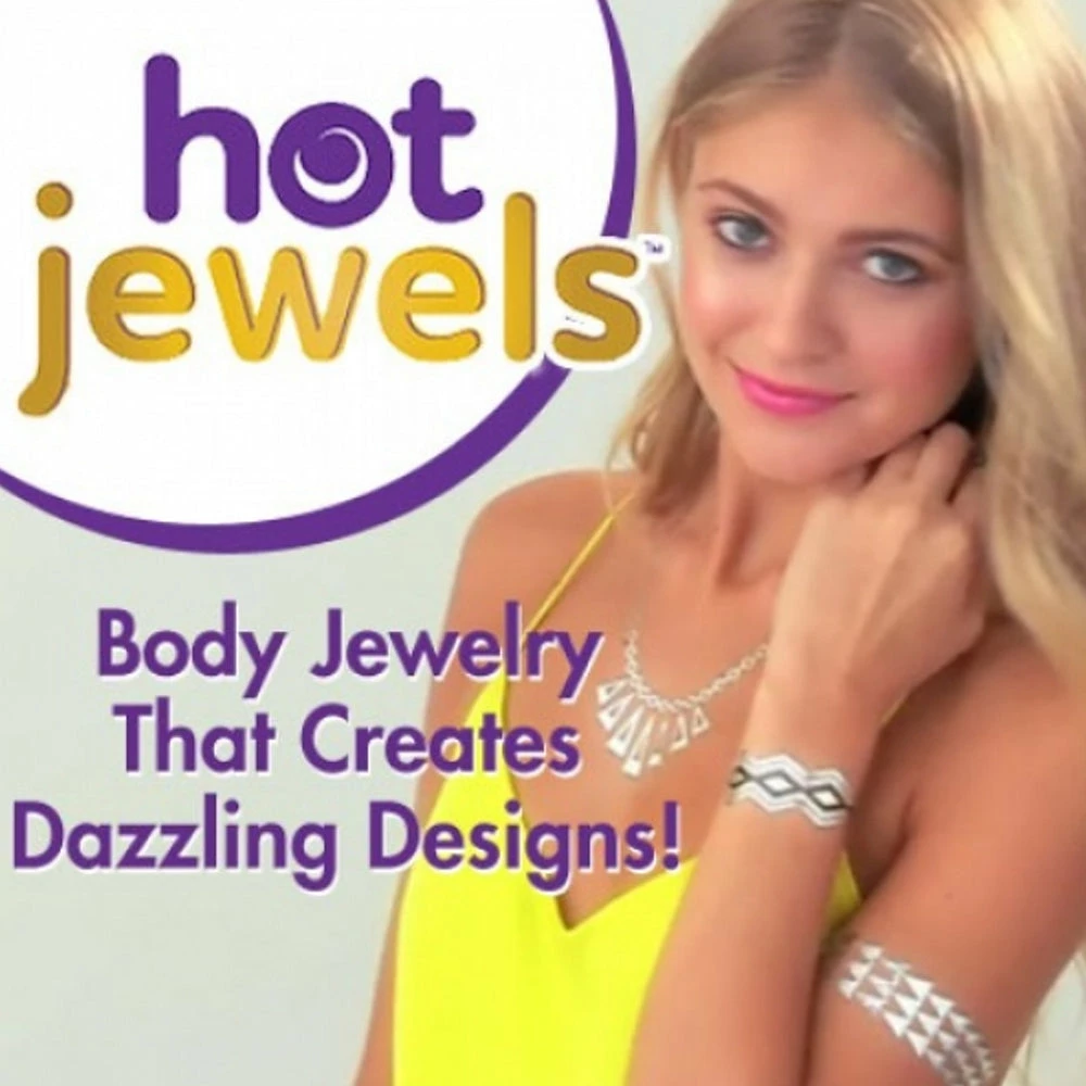 TVTimeDirect Hot Jewels - Metallic Temporary Tattoos -Classic Health & Beauty 3 TVTimeDirect Hot Jewels - Metallic Temporary Tattoos -Classic Health & Beauty