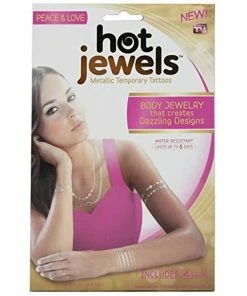 TVTimeDirect Hot Jewels - Metallic Temporary Tattoos - Peace & Love Health & Beauty 11 TVTimeDirect Hot Jewels - Metallic Temporary Tattoos - Peace & Love Health & Beauty
