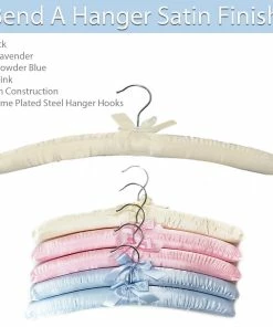 TVTimeDirect Houseware Bend A Hanger Satin Finish - Foam Construction 6 Pack 7 TVTimeDirect Houseware Bend A Hanger Satin Finish - Foam Construction 6 Pack