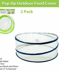 TVTimeDirect Pop Up Outdoor Food Cover Plate Cover Bowl Cover -2 Pack