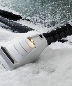 TVTimeDirect Heated Auto Ice Scraper With Flashlight