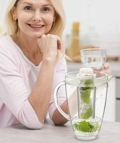 TVTimeDirect Eternal Kitchen Ideas Fruit Infusion Flavor Pitcher 94oz Clear