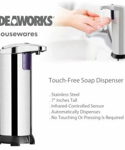 TVTimeDirect Houseware Ideaworks Touch-Free Soap Dispenser