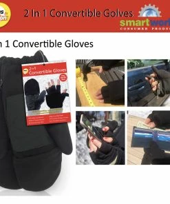 TVTimeDirect Ideas In Motion 2-in-1 Convertible Gloves