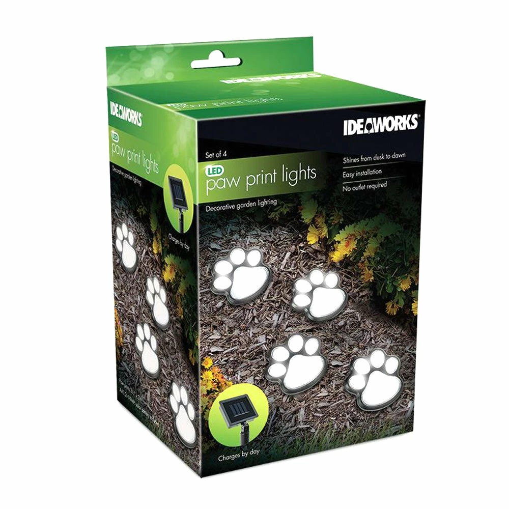 TVTimeDirect LED Paw Print Lights - Set Of 4 5 TVTimeDirect LED Paw Print Lights - Set Of 4