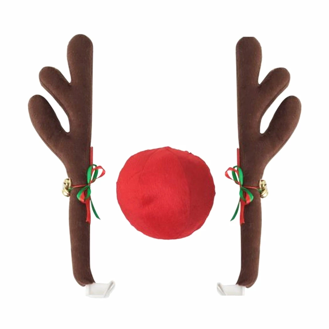 TVTimeDirect Novelty Reindeer Car Decorating Kit 4 TVTimeDirect Novelty Reindeer Car Decorating Kit