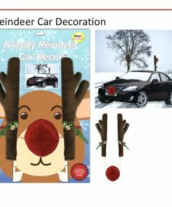 TVTimeDirect Novelty Reindeer Car Decorating Kit