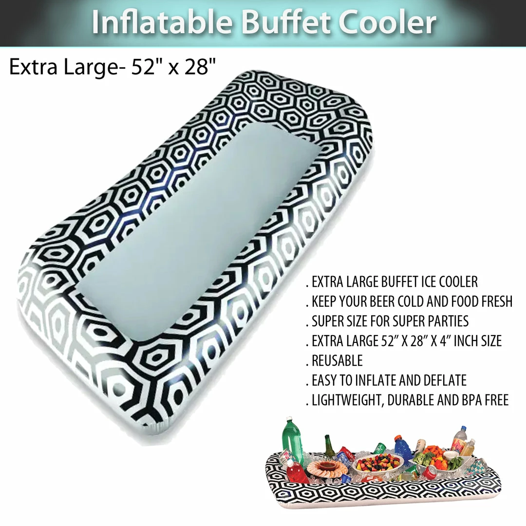 TVTimeDirect Inflatable Buffet Cooler - Extra Large- 52" X 28" Houseware 8 TVTimeDirect Inflatable Buffet Cooler - Extra Large- 52" X 28" Houseware