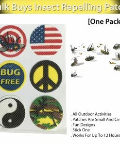 TVTimeDirect Houseware Bulk Buys Insect Repelling Patch [One Pack]