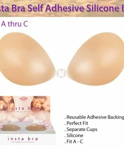TVTimeDirect Clothing & Accessories Insta Bra Self Adhesive Silicone Bra Fit A Thru C