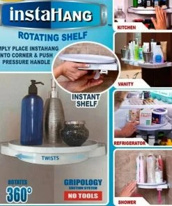 TVTimeDirect Houseware InstaHang Rotating Shelf
