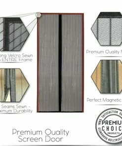 TVTimeDirect Instant Door Screen (Black)