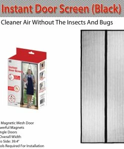 TVTimeDirect Instant Door Screen (Black)