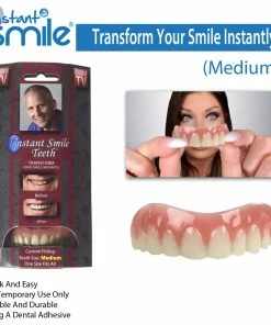 TVTimeDirect Health & Beauty Instant Smile Teeth- Transform Your Smile Instantly! (Medium)