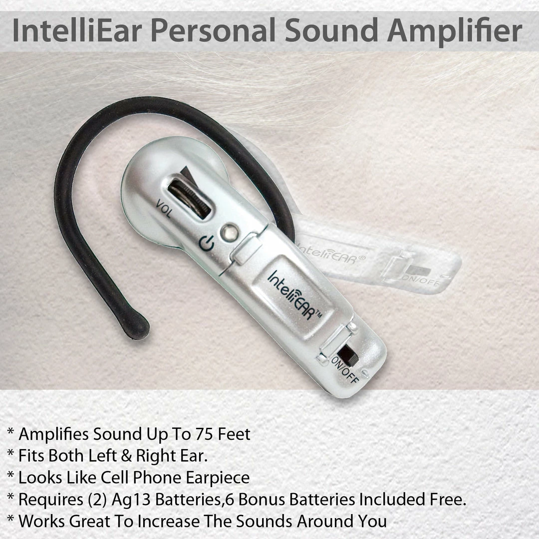 TVTimeDirect IntelliEar Personal Sound Amplifier (Battery Operated) Health & Beauty 3 TVTimeDirect IntelliEar Personal Sound Amplifier (Battery Operated) Health & Beauty