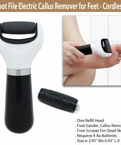 TVTimeDirect Foot File Electric Callus Remover For Feet - Cordless 17 TVTimeDirect Foot File Electric Callus Remover For Feet - Cordless