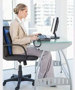 TVTimeDirect Invigorate Back Massager Pillow (Blue/Black)