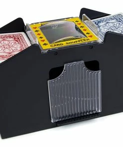 TVTimeDirect Toys & Games Jobar Easy Automatic 2 Deck Playing Card Shuffler Machine