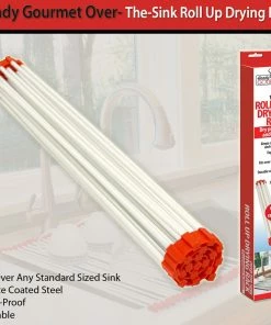TVTimeDirect Over-The-Sink Roll Up Drying Rack