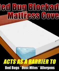 TVTimeDirect Bed & Bath Bed Bug Blockade Mattress Cover- Twin Size (TWO PACK)